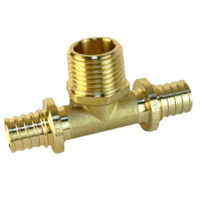 Тройник аксиальный переходной НР 20(2,8) х 1/2" х 20(2,8)